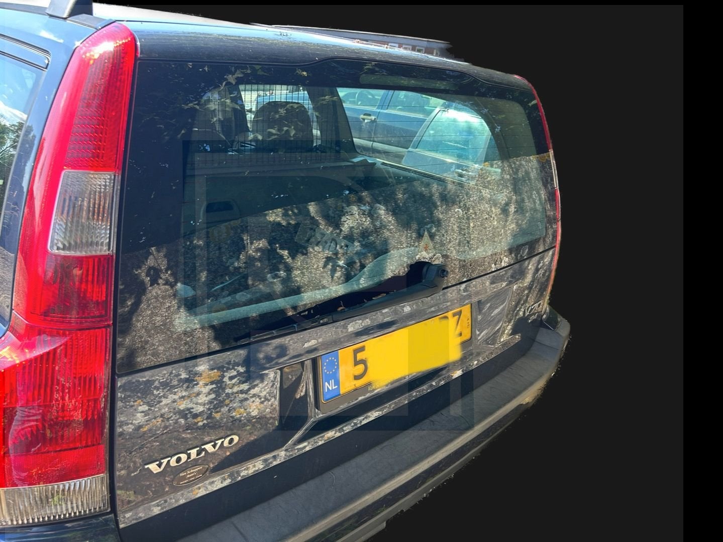achterbumper volvo V70 donkerblauw kleur 417, Auto-onderdelen, Ophalen of Verzenden, Gebruikt