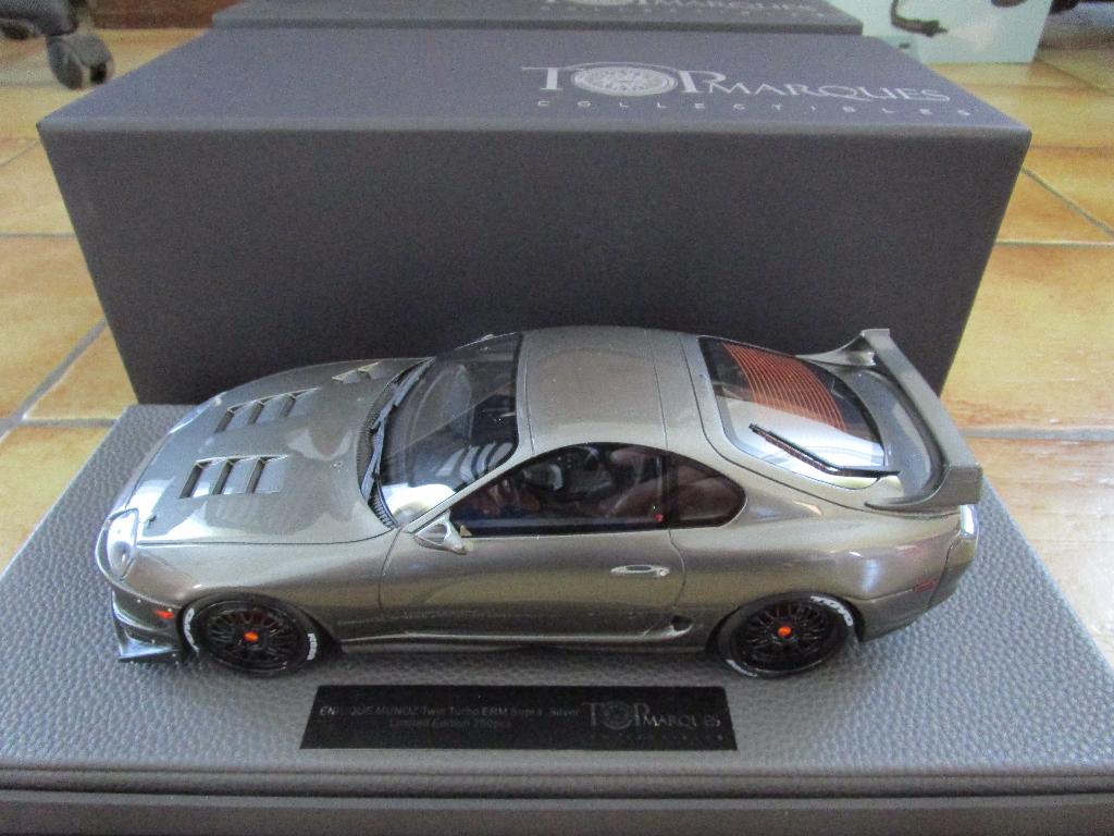 top marques 1:18 toyota supra jza80, Hobby & Loisirs créatifs, Voitures miniatures | 1:18, Enlèvement ou Envoi, Comme neuf, Voiture