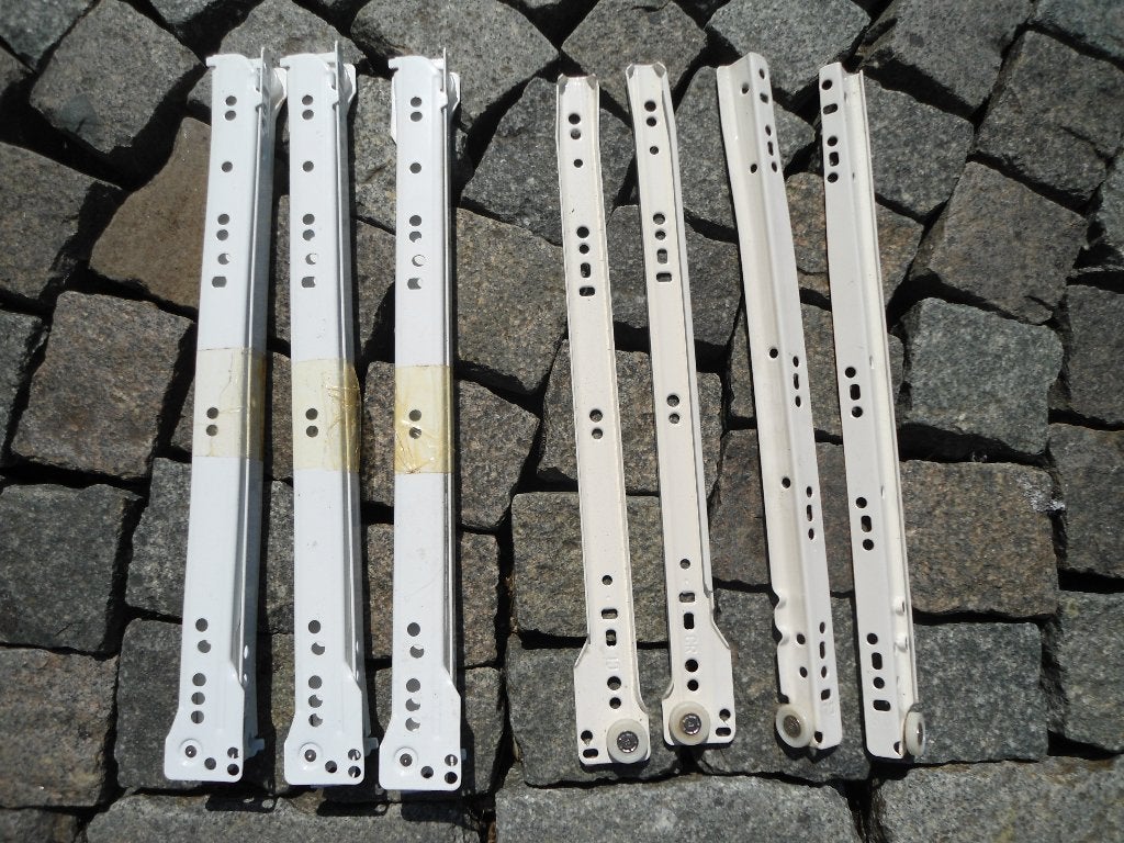 splinternieuwe lade geleiders Hettich 35cm., Doe-het-zelf en Bouw, Ophalen of Verzenden, Nieuw, 250 mm of meer