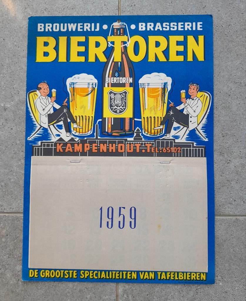 Biertoren Kampenhout, Verzamelen, Ophalen