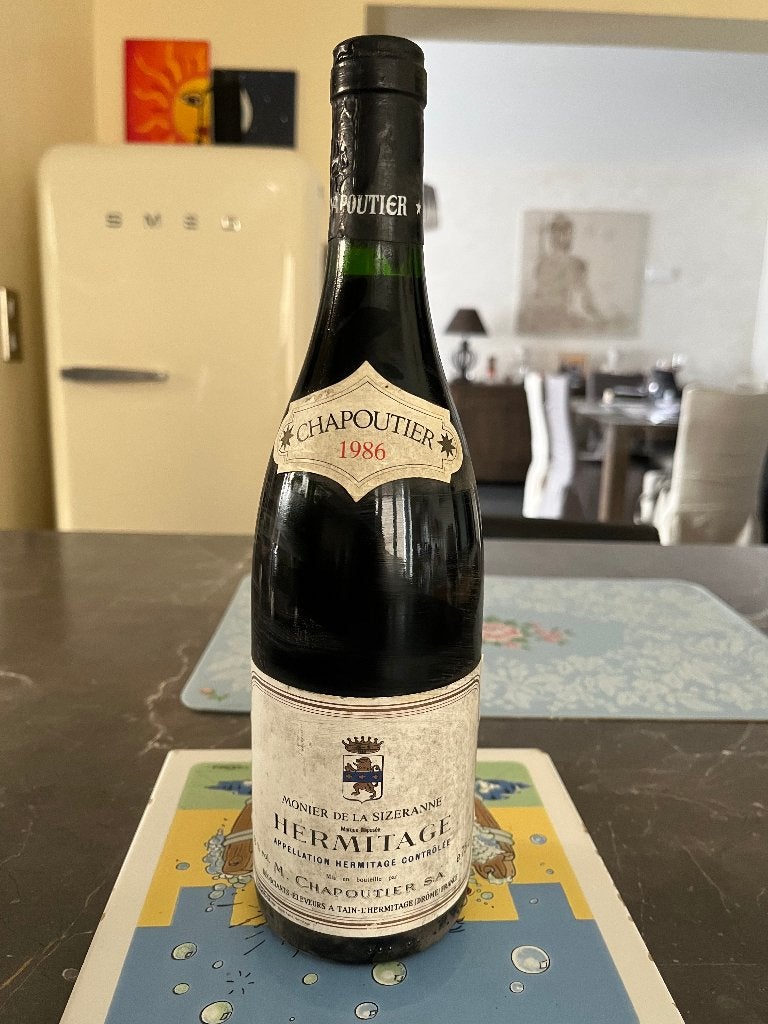 Hermitage Chapoutier, Collections, Enlèvement ou Envoi, Pleine, Comme neuf, Vin rouge