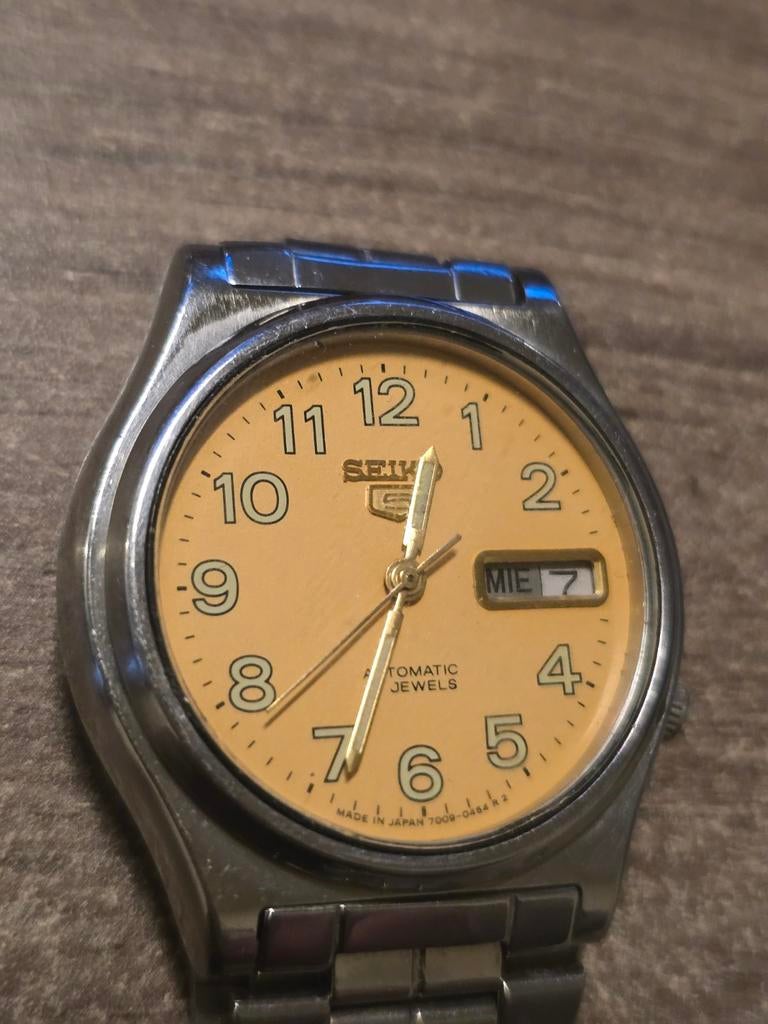Seiko 5 Automatic horloge  zeldzame, Handtassen en Accessoires, Horloges | Antiek, Ophalen of Verzenden, Seiko