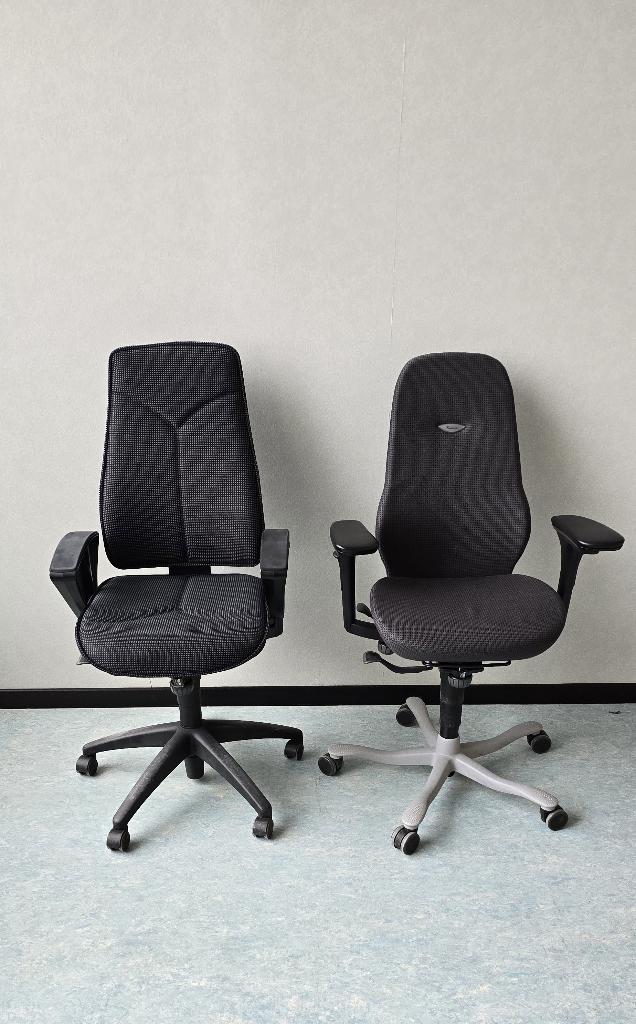 Chaise bureau Kinnarps cuir – confort ergonomique, Enlèvement ou Envoi, Comme neuf