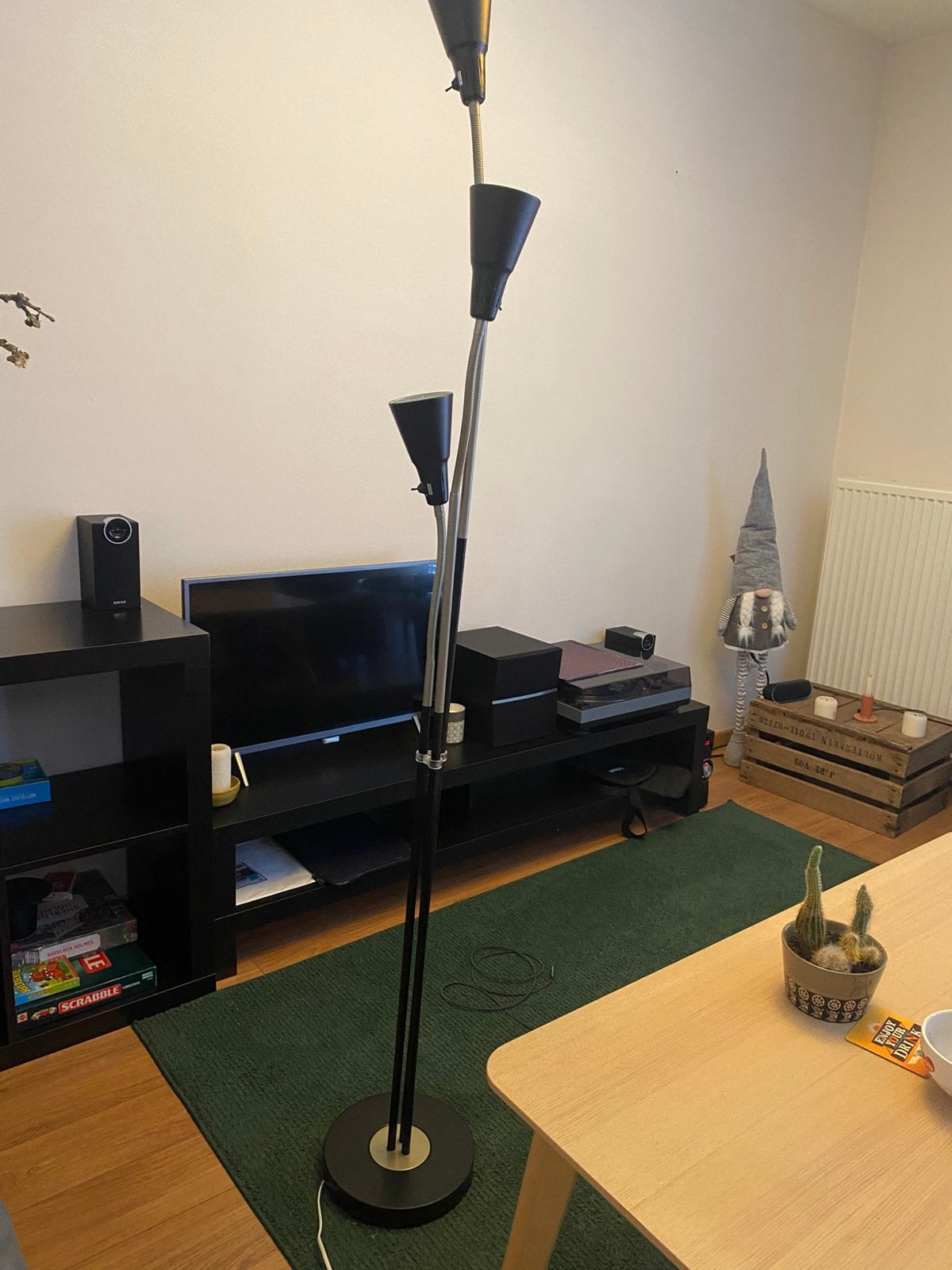 Staanlamp ikea met 3 lampen, Huis en Inrichting, Lampen | Vloerlampen, Ophalen, Zo goed als nieuw