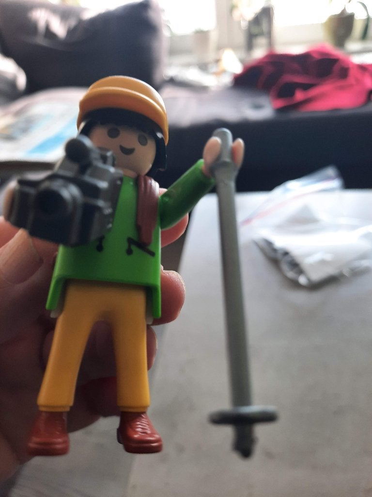 Playmobil vintage onderdelen 3744 wandelaar, Ophalen, Gebruikt, Complete set