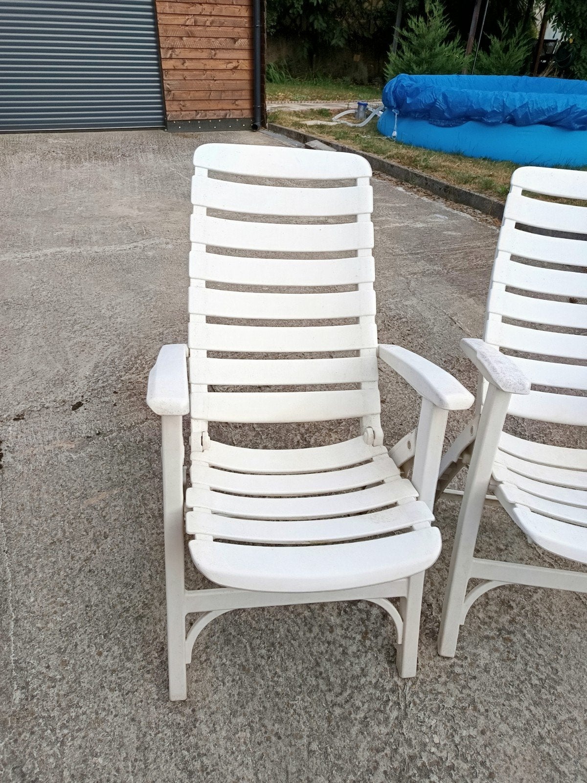 fauteuils transat réglables, Enlèvement, Comme neuf, Plastique, Pliant