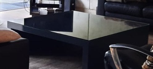 Gelakte salontafel 120x120, Huis en Inrichting, Ophalen, Zo goed als nieuw