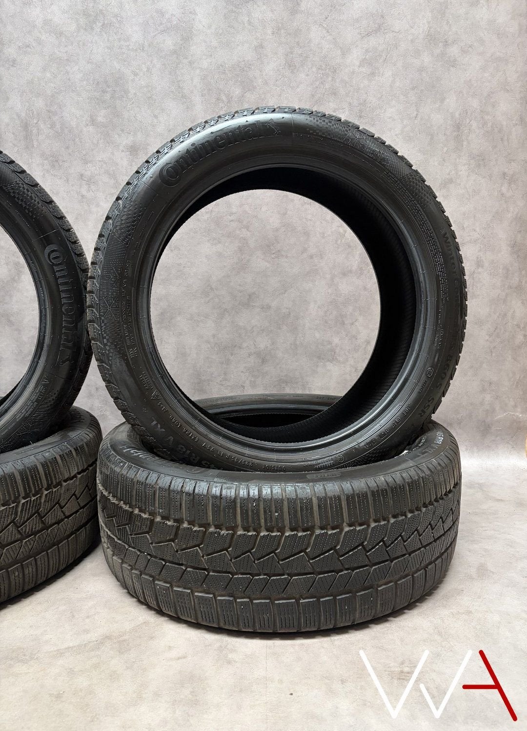 4x 225/45 R18 Continental Wintercontact TS860S BMW 1 3 serie, Gebruikt, Velg(en), -, -