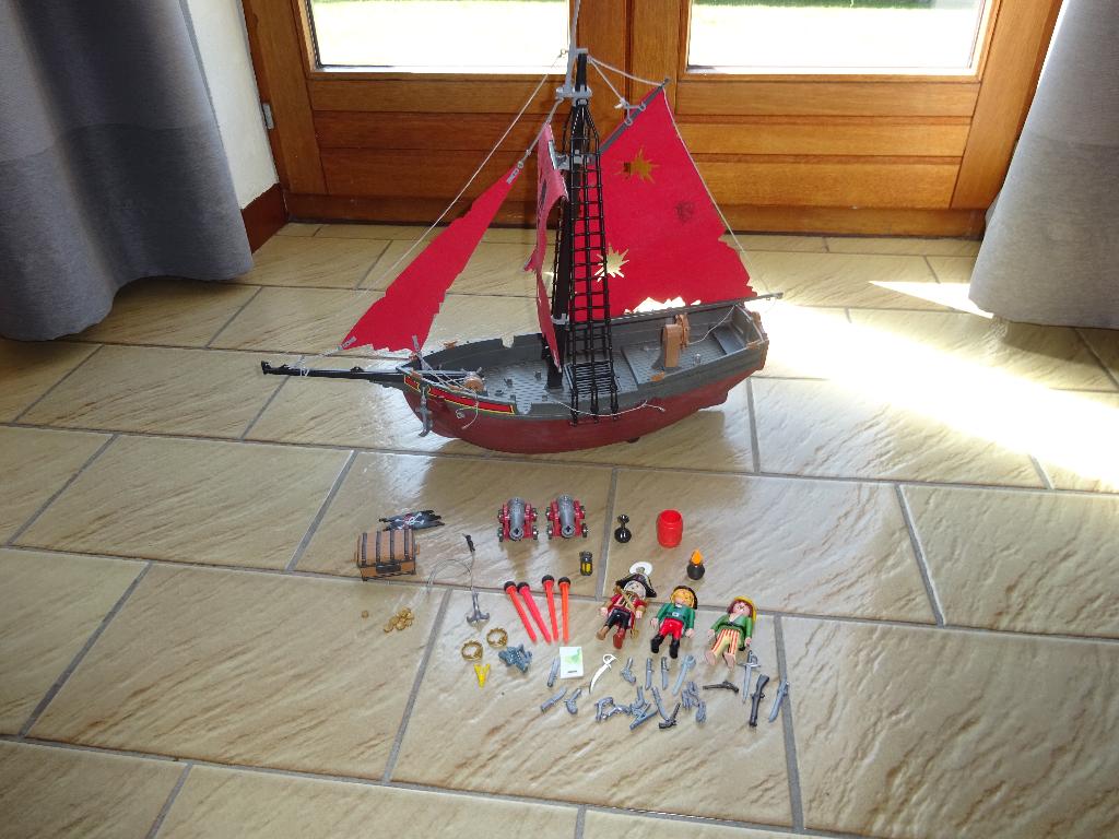 Bateau pirate Playmobil, Enlèvement ou Envoi, Comme neuf, Ensemble complet