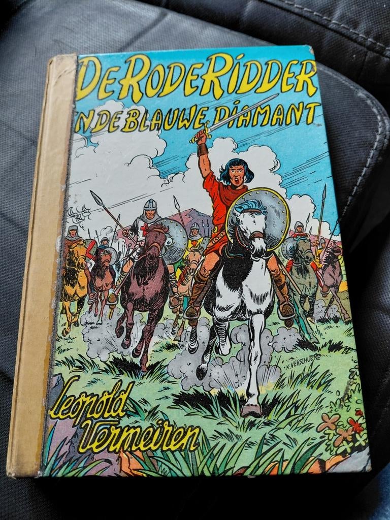 De Rode Ridder: en de blauwe diamant, Fiction, Leopold Vermeiren., Enlèvement, Utilisé