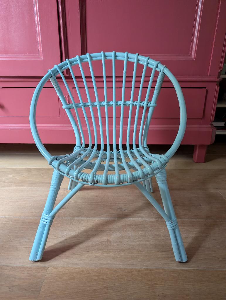 Rotan kinderstoeltje, Kinderen en Baby's, Ophalen, Gebruikt, Stoel(en)