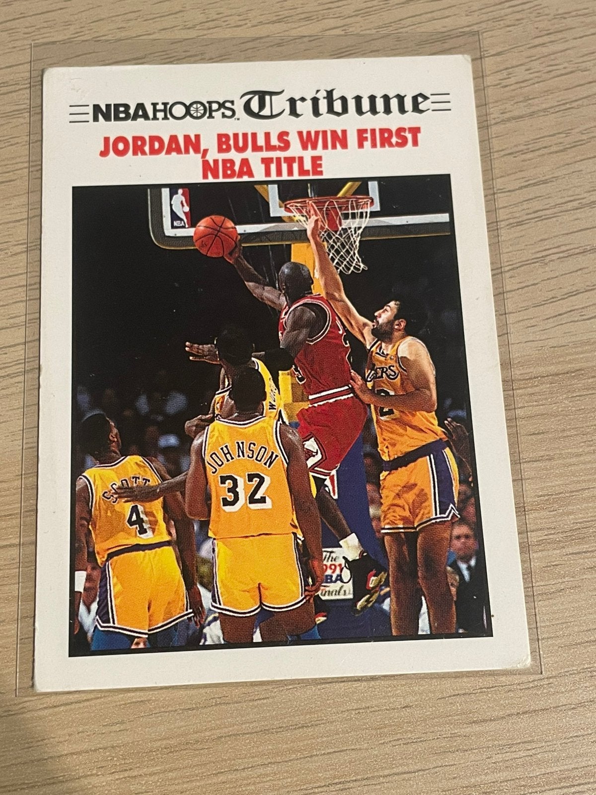 Michael Jordan Hoops 91-92 Tribune, Enlèvement ou Envoi, Comme neuf, Image