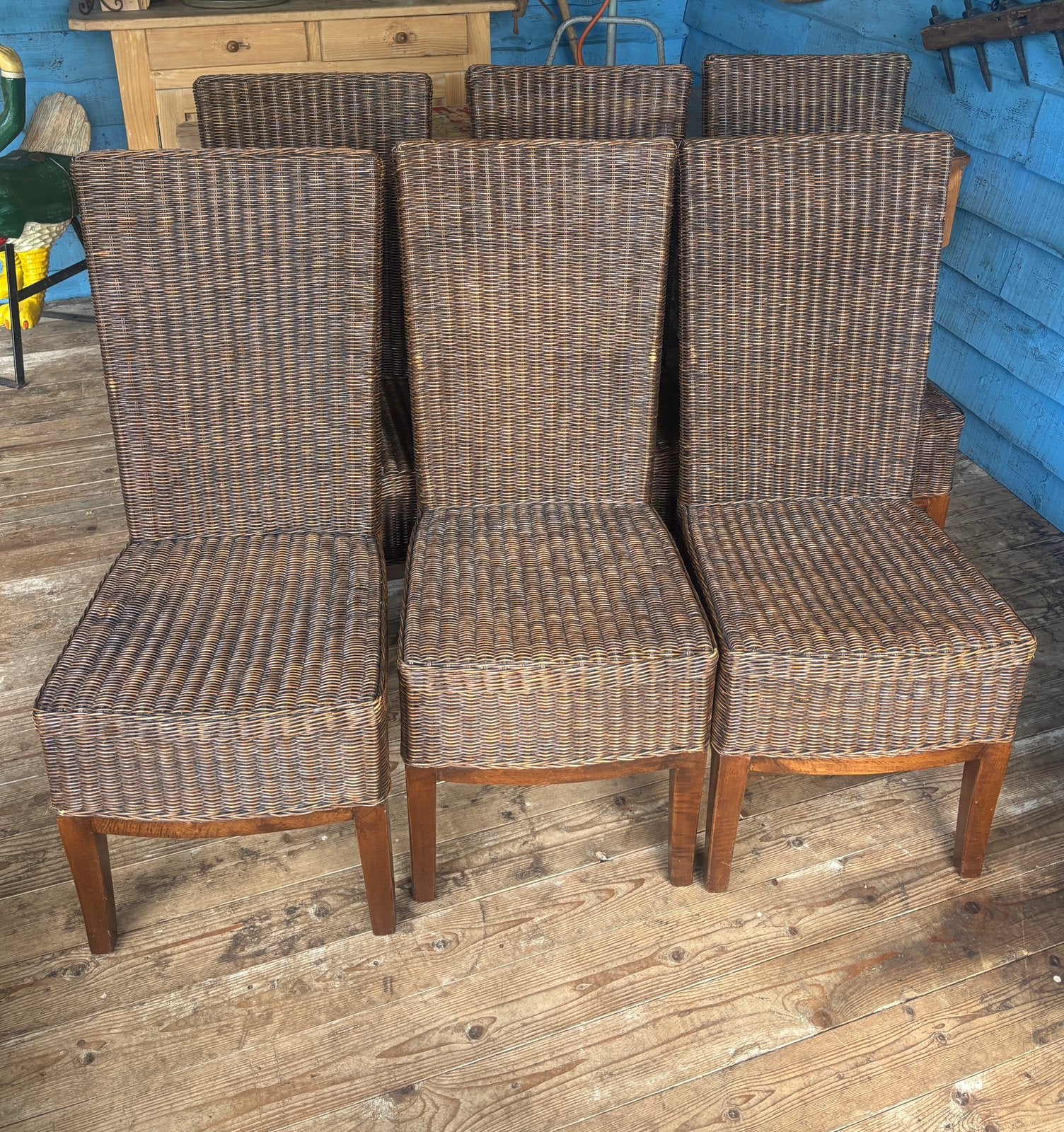 Mooie eetkamer stoelen, Ophalen, Gebruikt, Hout