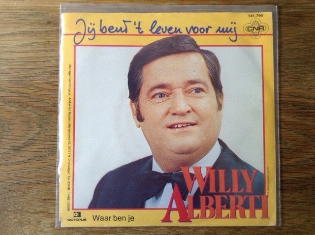 single willy alberti, En néerlandais, Enlèvement ou Envoi, Housse de protection extérieure, 7 inch