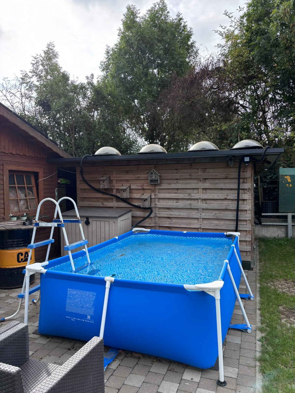 Zwembad met alle toebehoren, Tuin en Terras, Ophalen, Zo goed als nieuw