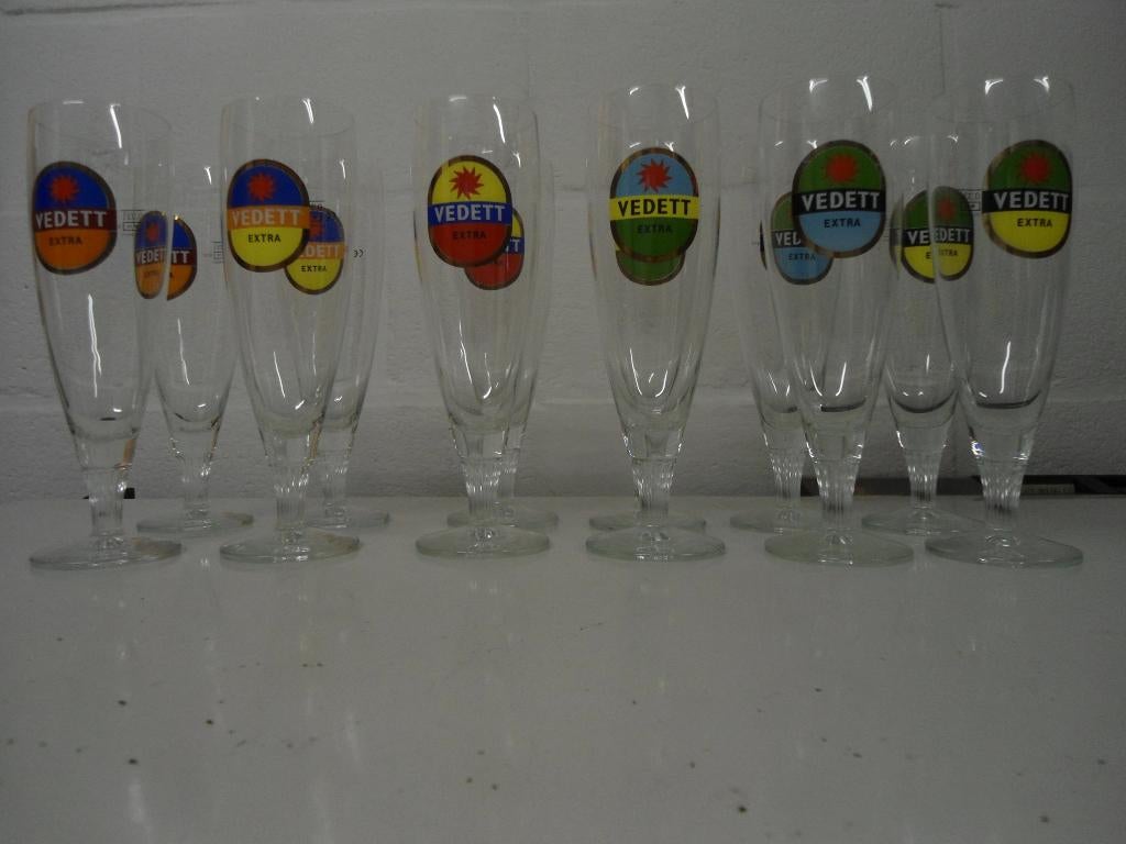 bierglazen allerlei nieuw, Enlèvement ou Envoi, Neuf, Verre ou Verres