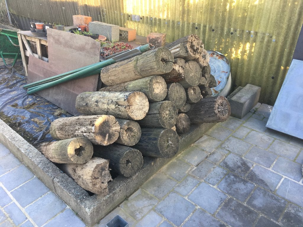gratis hout, Ophalen, Gebruikt