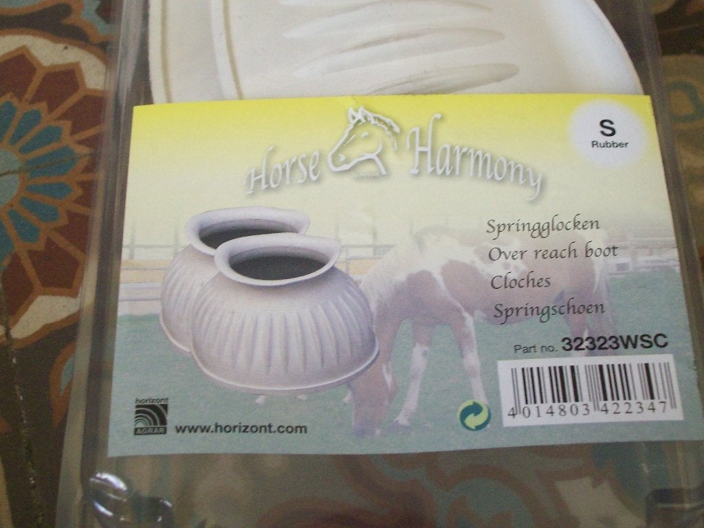 White Bell Boots Small Horse Harmony Neufs dans leur boîte, Neuf, Cloches, Enlèvement ou Envoi, Obstacle