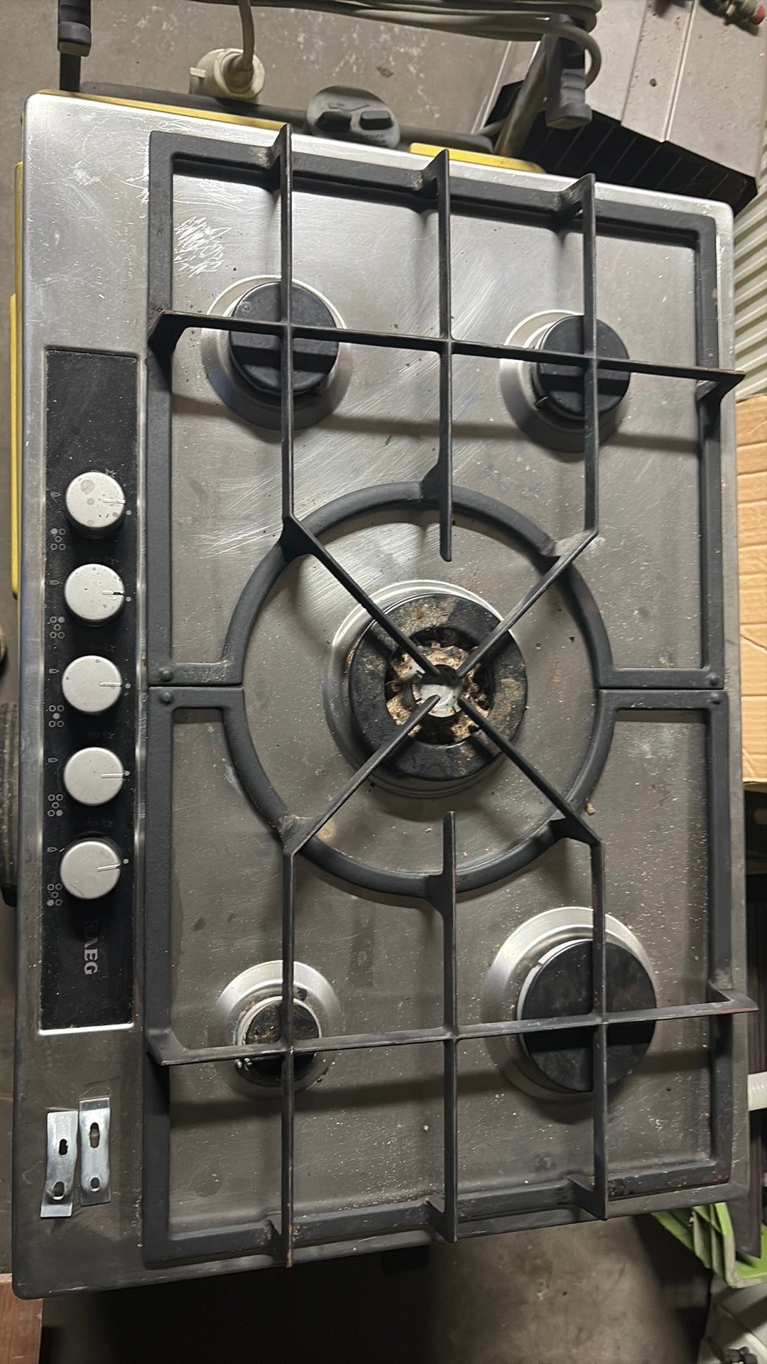 Gaskookplaat inbouw, Ophalen, Gebruikt, Inbouw