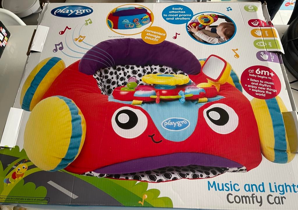 Playgro auto, Ophalen of Verzenden, Zo goed als nieuw, 6 maanden tot 2 jaar