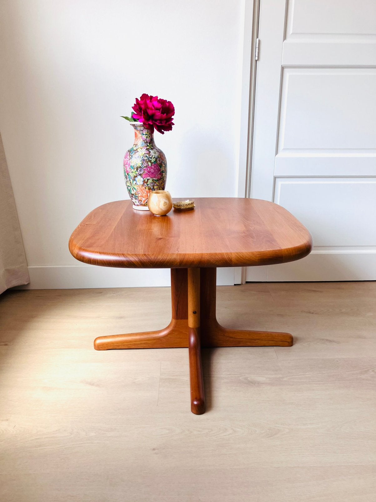 Vintage design salontafel van Glostrup Møbelfabrik, Ophalen, 50 tot 100 cm, 50 tot 100 cm, Zo goed als nieuw