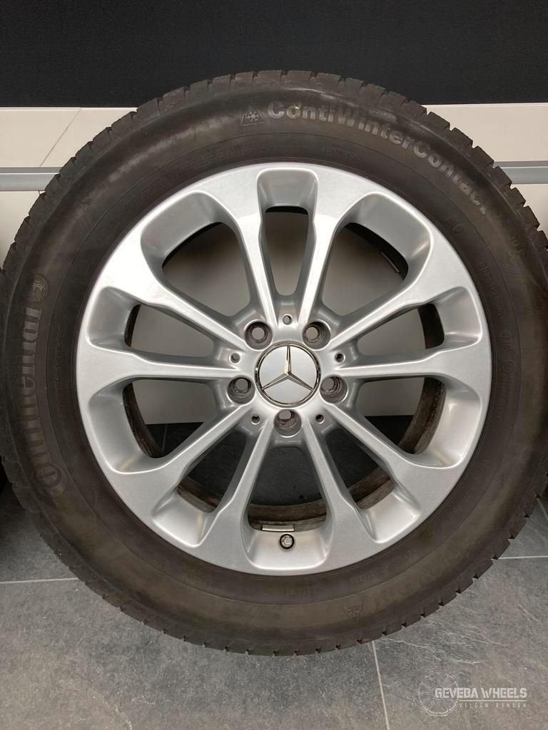 17'' originele Mercedes GLA W156 velgen + winterbanden 5x112, Pneus et Jantes, Véhicule de tourisme, -, 17 pouces