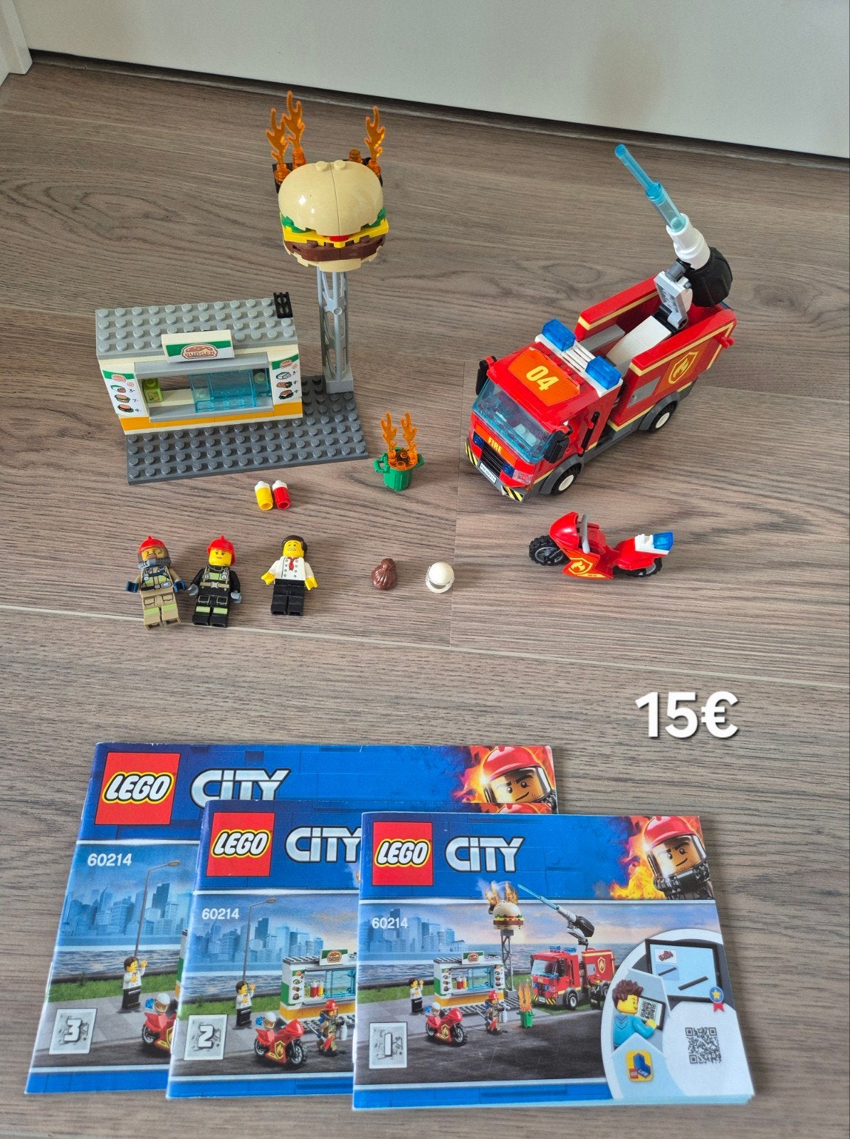 Lego city 60214, Ophalen, Compleet, Lego, City