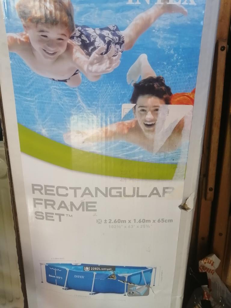 INTEX buisframe zwembad, 200 à 400 cm, Moins de 200 cm, Comme neuf, Enlèvement