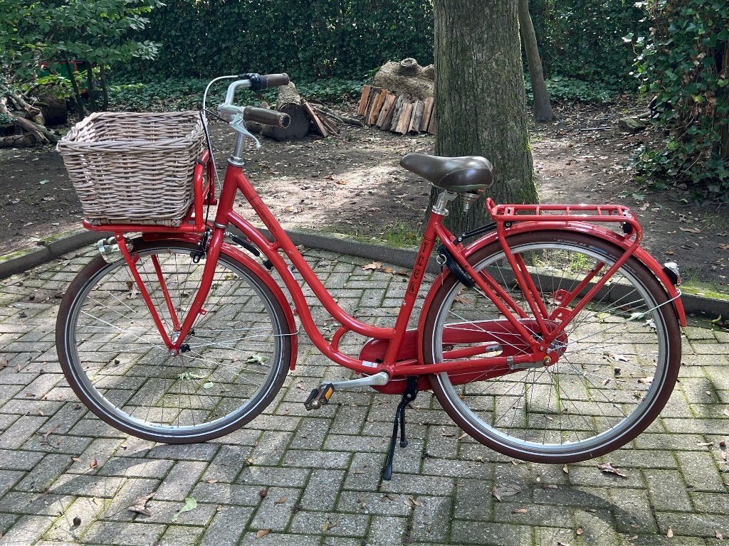 TREK Copenhagen dames oranje-rood, Terugtraprem, Versnellingen, Zo goed als nieuw, Ophalen