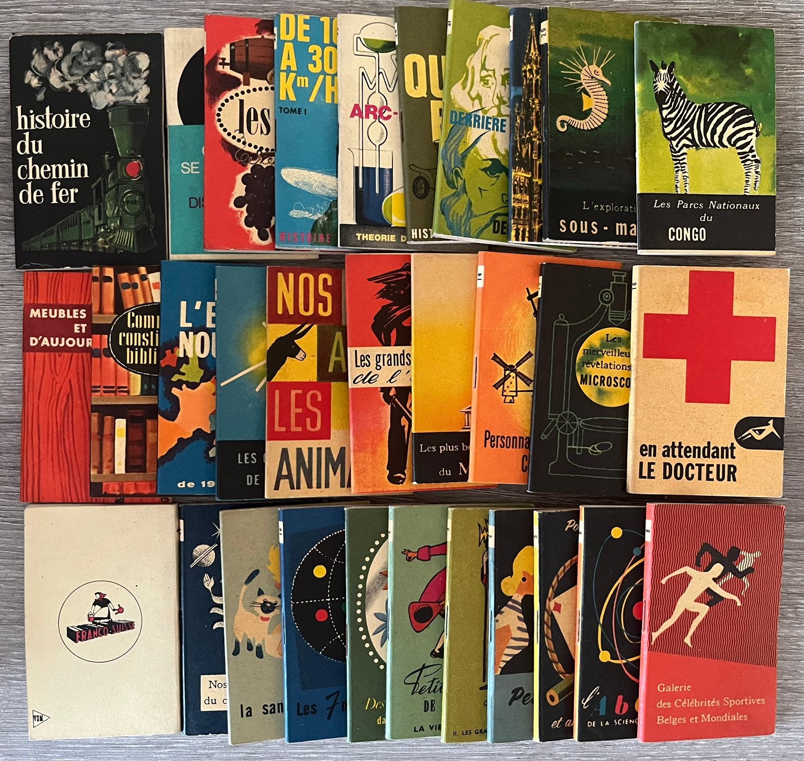 Années 60 mini livres Franco-Suisse, Enlèvement ou Envoi