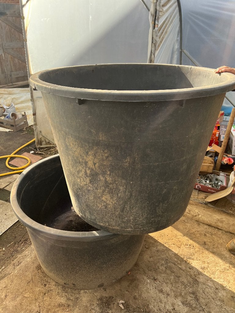 heel grote plantenkuip 285 liter boomcontainer 96 x 55 cm, Tuin en Terras, Ophalen, Kunststof, 40 cm of meer, Rond