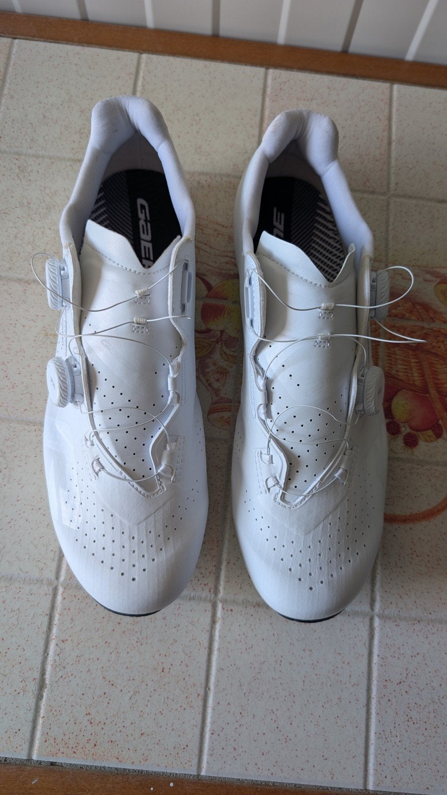 chaussures Gaerne g jet wide fit white, Sports & Fitness, Cyclisme, Enlèvement ou Envoi, Neuf, Chaussures