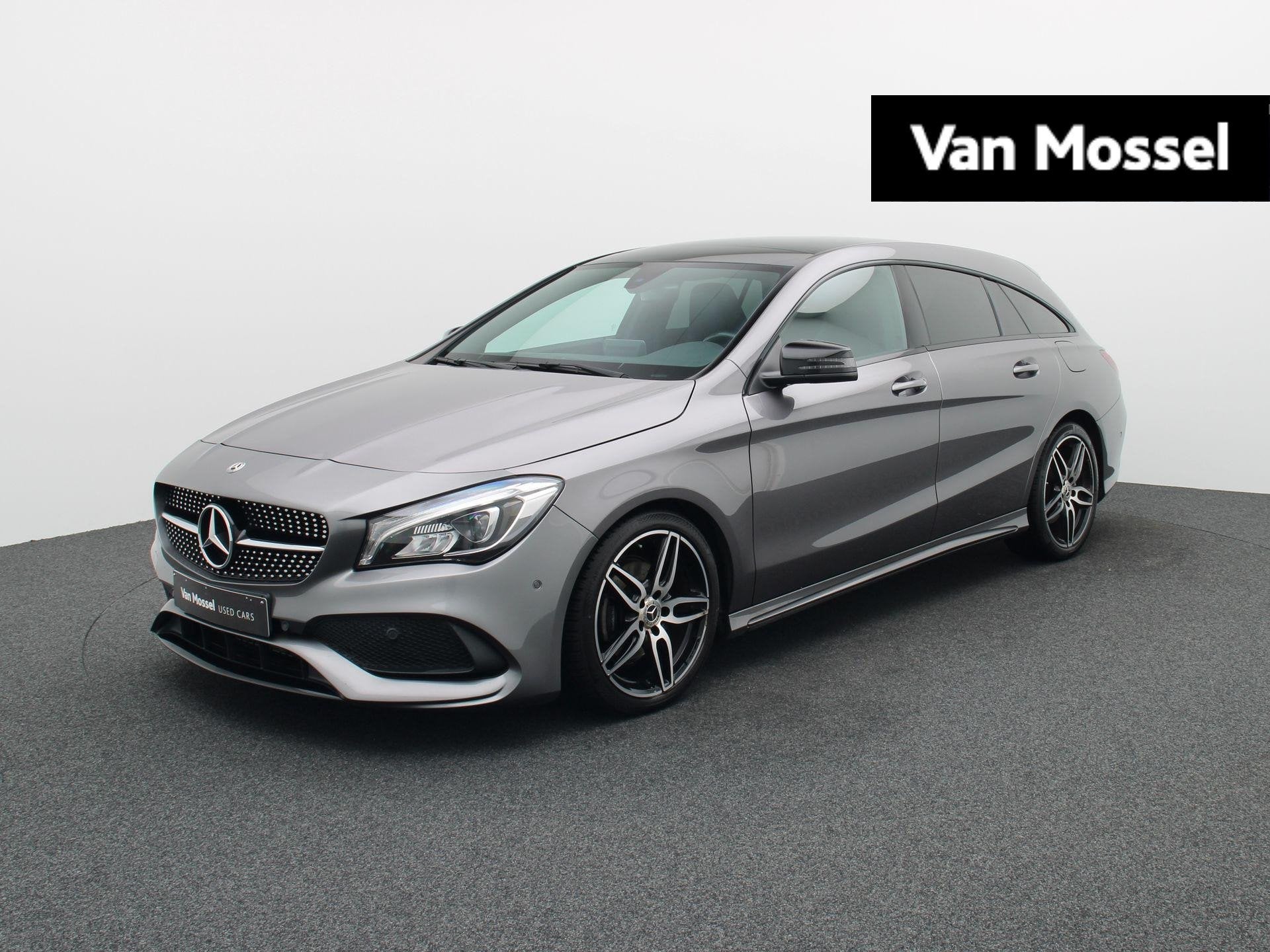 Mercedes-Benz CLA 180 AMG LINE Shooting Brake + PANORAMISCH, Auto's, 122 pk, 4 cilinders, Leder en Stof, 1595 cc