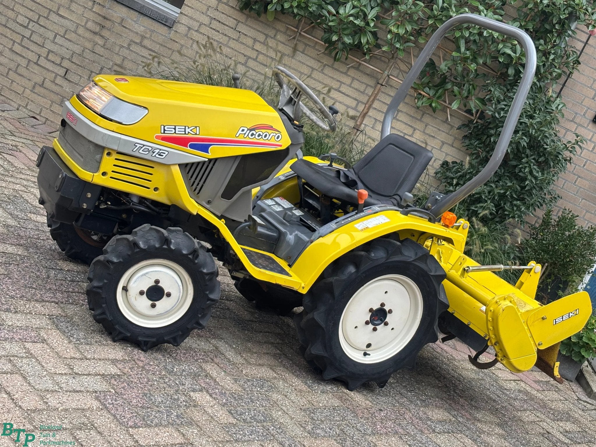 Iseki TC13 Minitractor incl. Freesmachine frees diesel tract