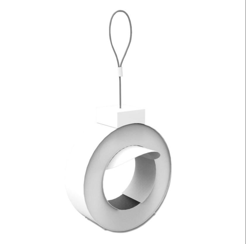 Metalen Voedersilo Wit