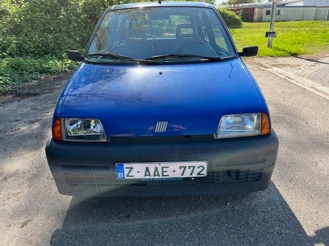 Fiat Cinquecento oldtimer RIJKLAAR - K O O P J E, Voorwielaandrijving, 4 zetels, Stof, Blauw