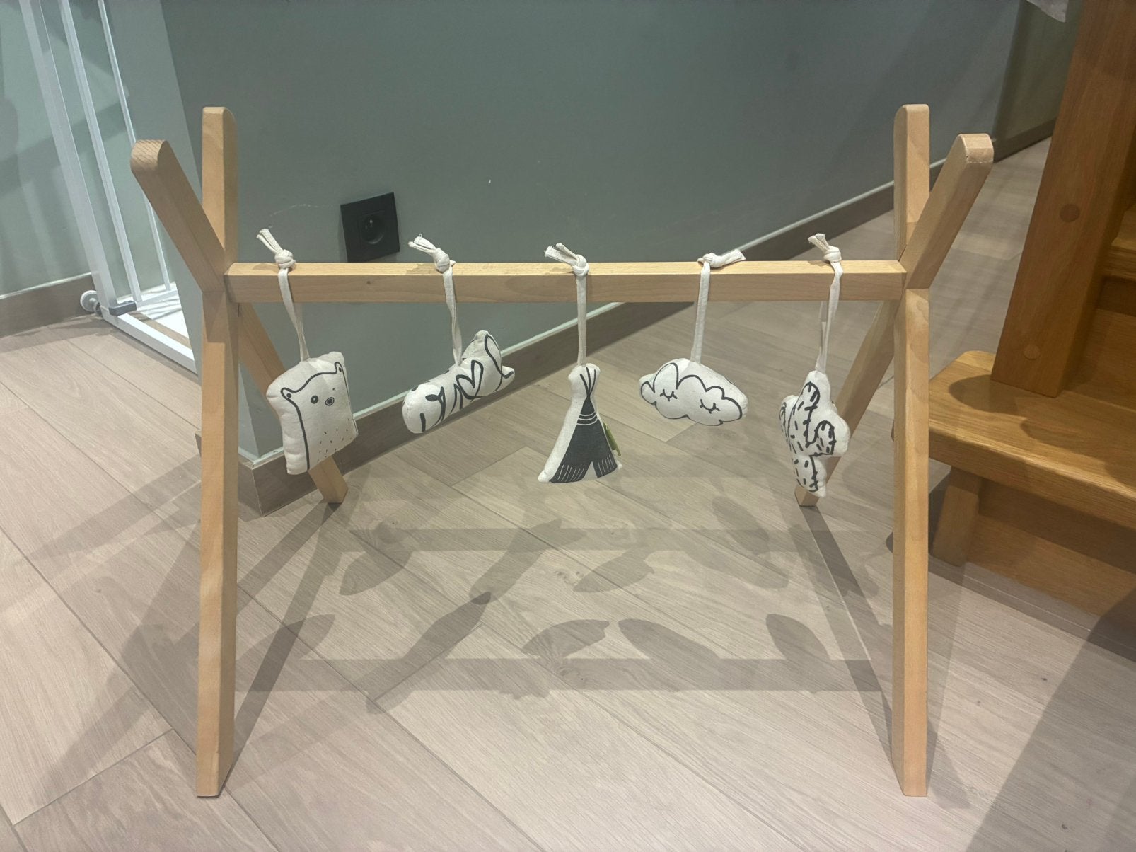 Babygym Hout, Ophalen, Zo goed als nieuw, Babygym