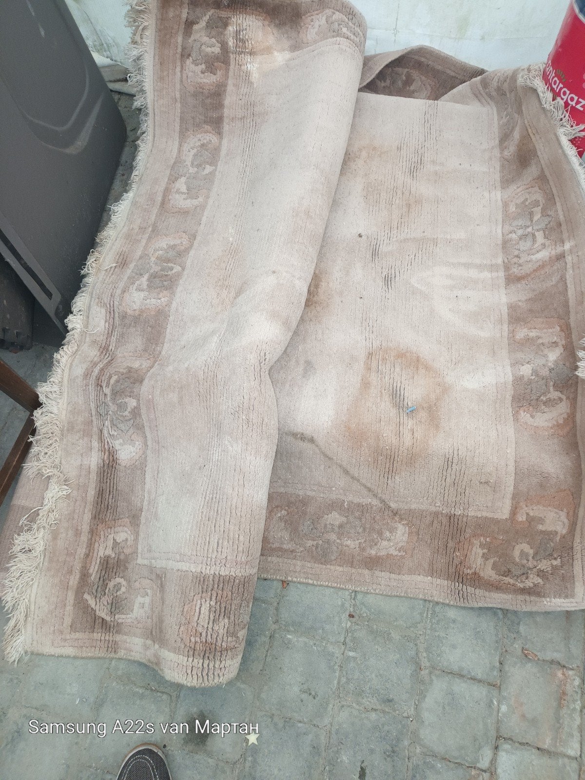 Tapijt gratis 1,6×2,2 m, Ophalen, Gebruikt, Beige