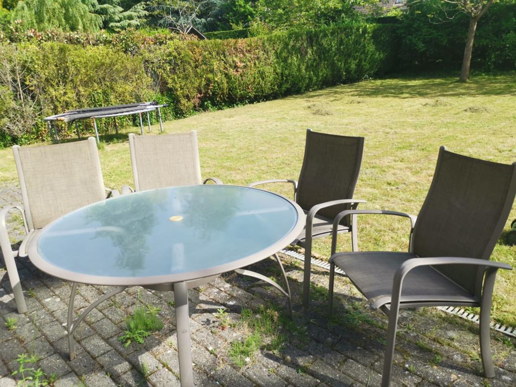 Ensemble de salle à manger pour terrasse extérieure de 5 piè, Jardin & Terrasse, Enlèvement