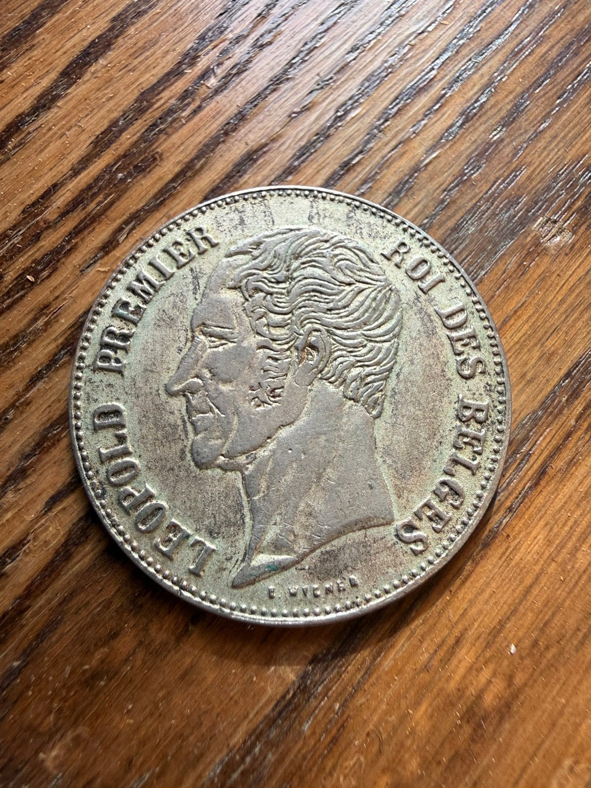 Leopold I zilveren munt, Ophalen