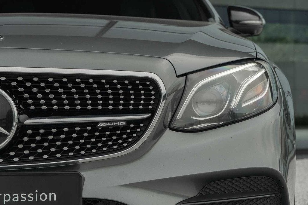 Mercedes-Benz E-Class AMG 43 4-Matic Pano Full Service histo, Autos, Argent ou Gris, Achat, Euro 6, Noir