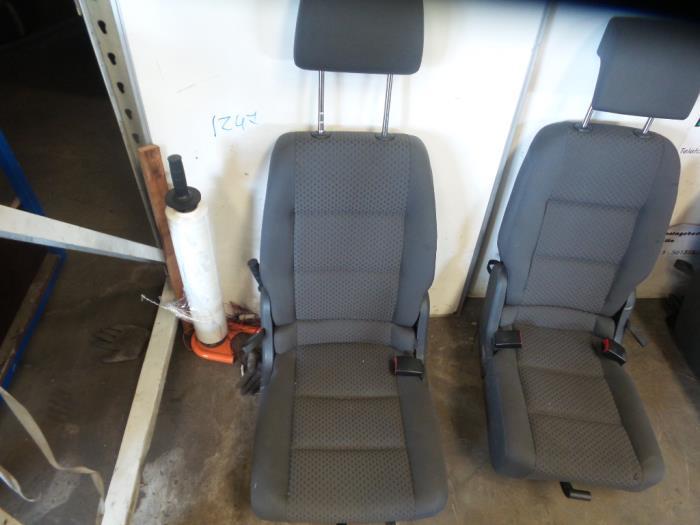 Stoel achter van een Volkswagen Touran (Touran 03-), Gebruikt, -, Volkswagen, -