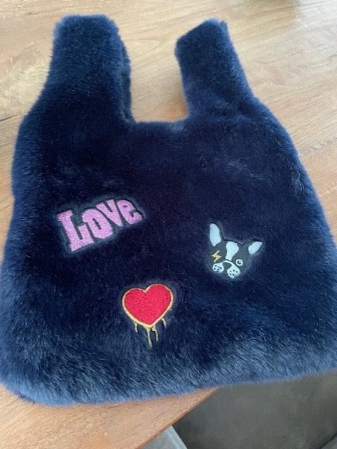 Meisjes tas, Handtassen en Accessoires, Tassen | Damestassen, Ophalen of Verzenden, Zo goed als nieuw, Blauw, Handtas