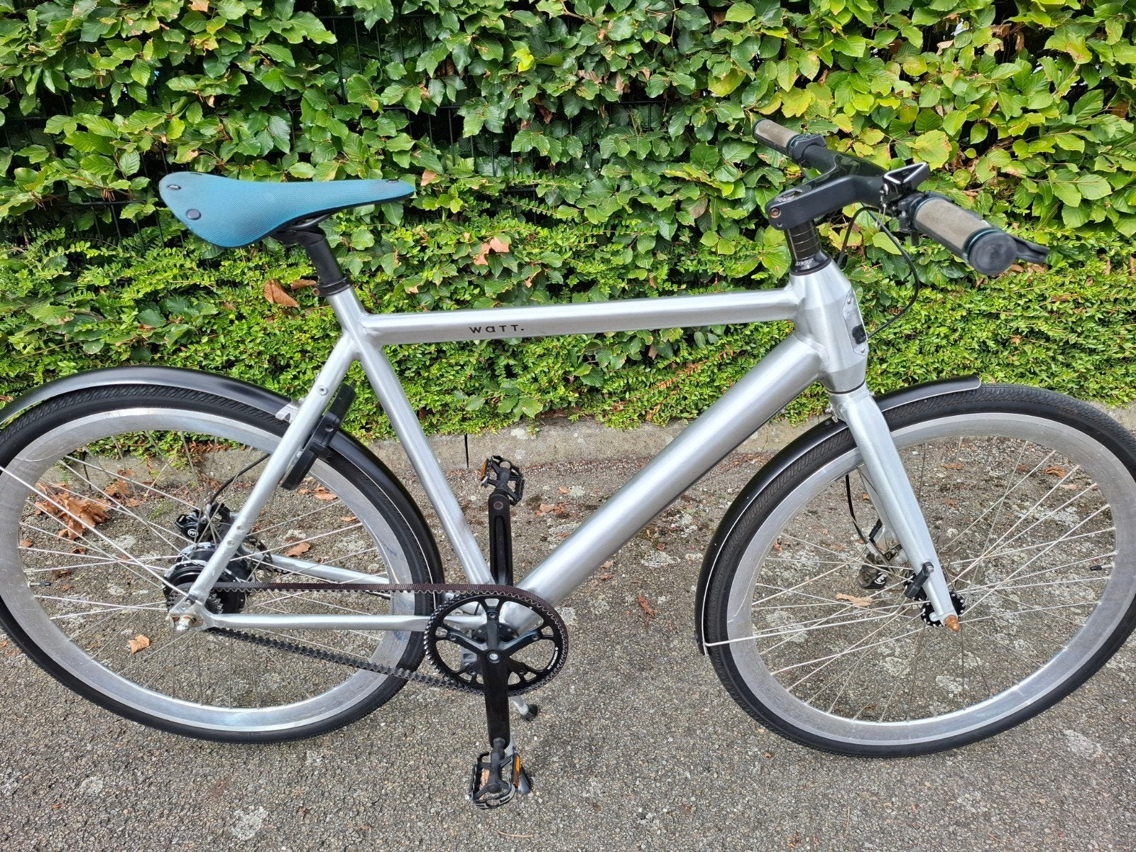 WATT Brooklyn E-Bike 59cm | Riemaandrijving / Belt Drive | Z, Fietsen en Brommers, Ophalen of Verzenden