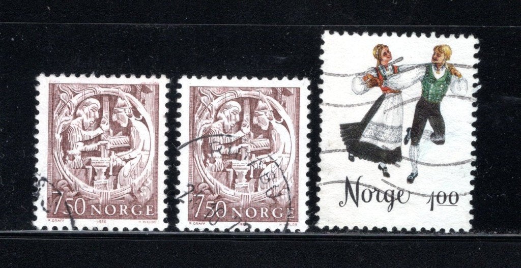 NOORWEGEN Lot 1976 gestempeld, Verzenden, Noorwegen, Gestempeld