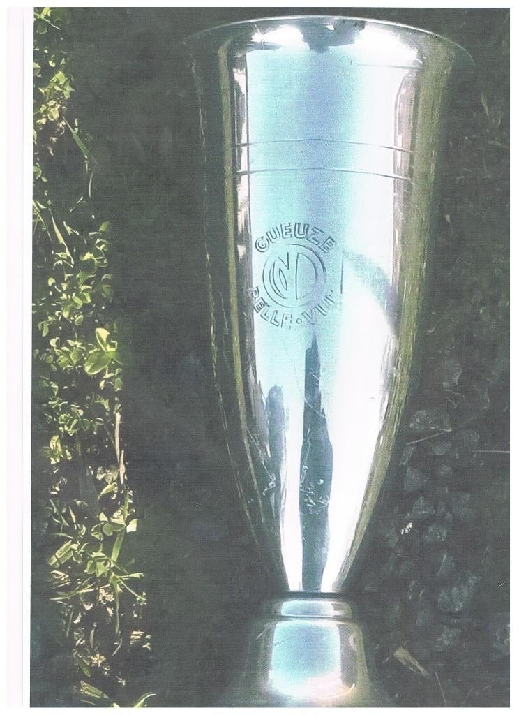 BIERMERKEN BELLE VUE TROFEE BEKER, Verzenden, Gebruikt, Overige typen