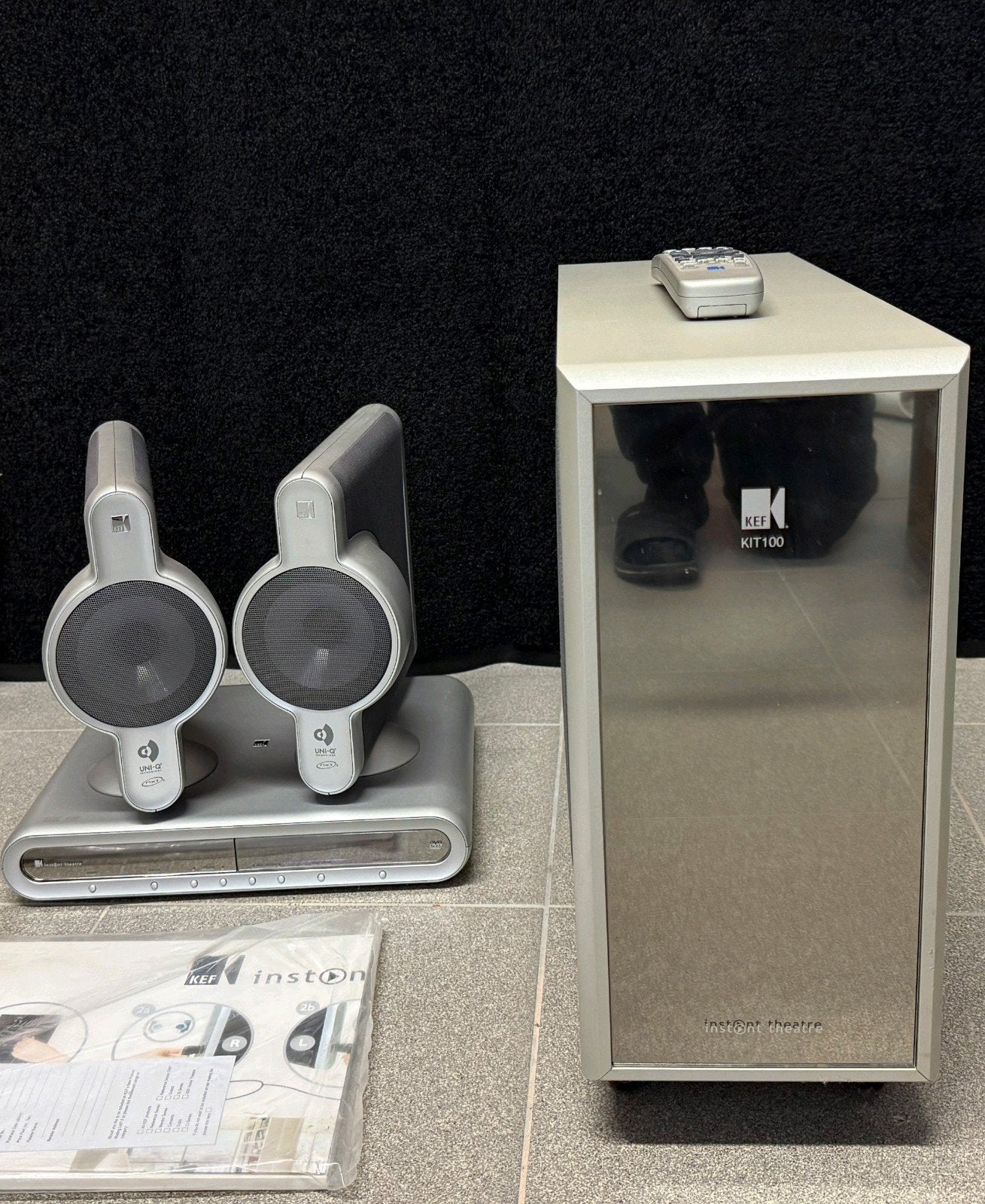 Kef Kit 100 Instant Theater, Audio, Tv en Foto, Home Cinema-sets, Ophalen, Gebruikt