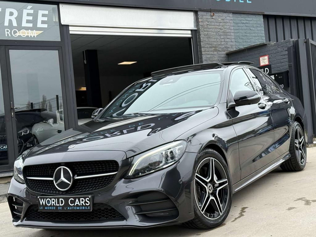 Mercedes-Benz C-Klasse 200 d PACK AMG TOIT PANO BURMESTER CA, Cuir, Argent ou Gris, Achat, Entreprise