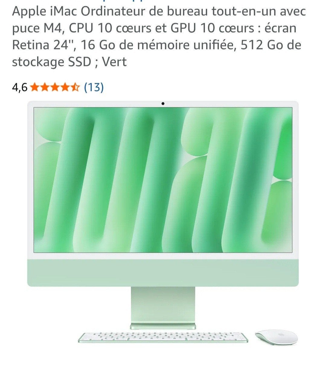 Pc APPLE Imac M4 Chip NEUF, Enlèvement, Neuf