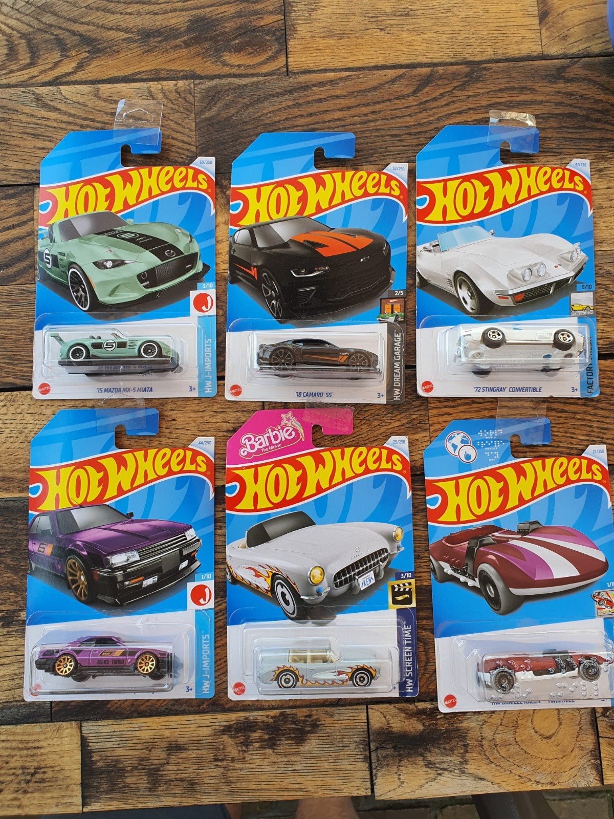6x hotwheels longboards, Hobby & Loisirs créatifs, Enlèvement